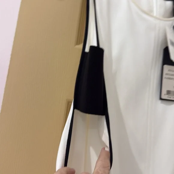 Rag & Bone White and Black Backless Dress - Picture 3 of 3